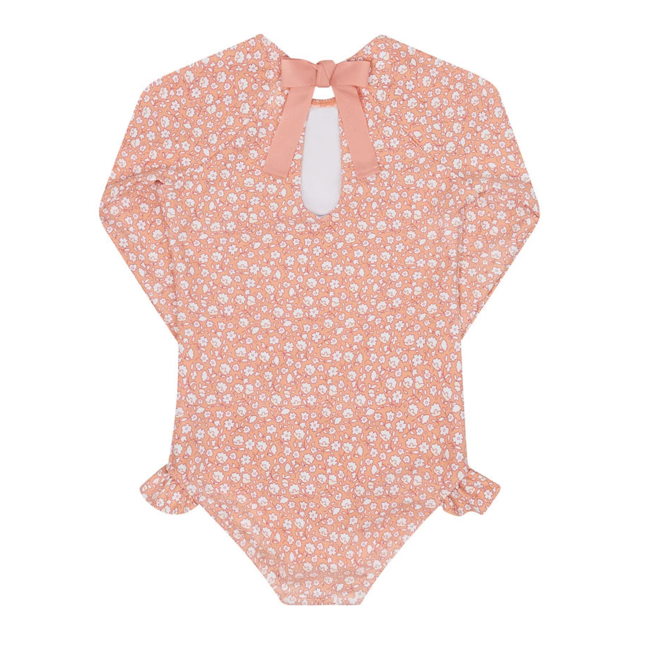 girls melone floral rashguard one piece