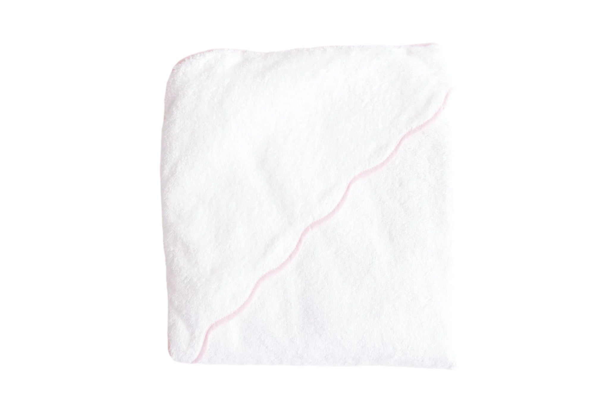 Hooded Towel – Pink Pinstripe