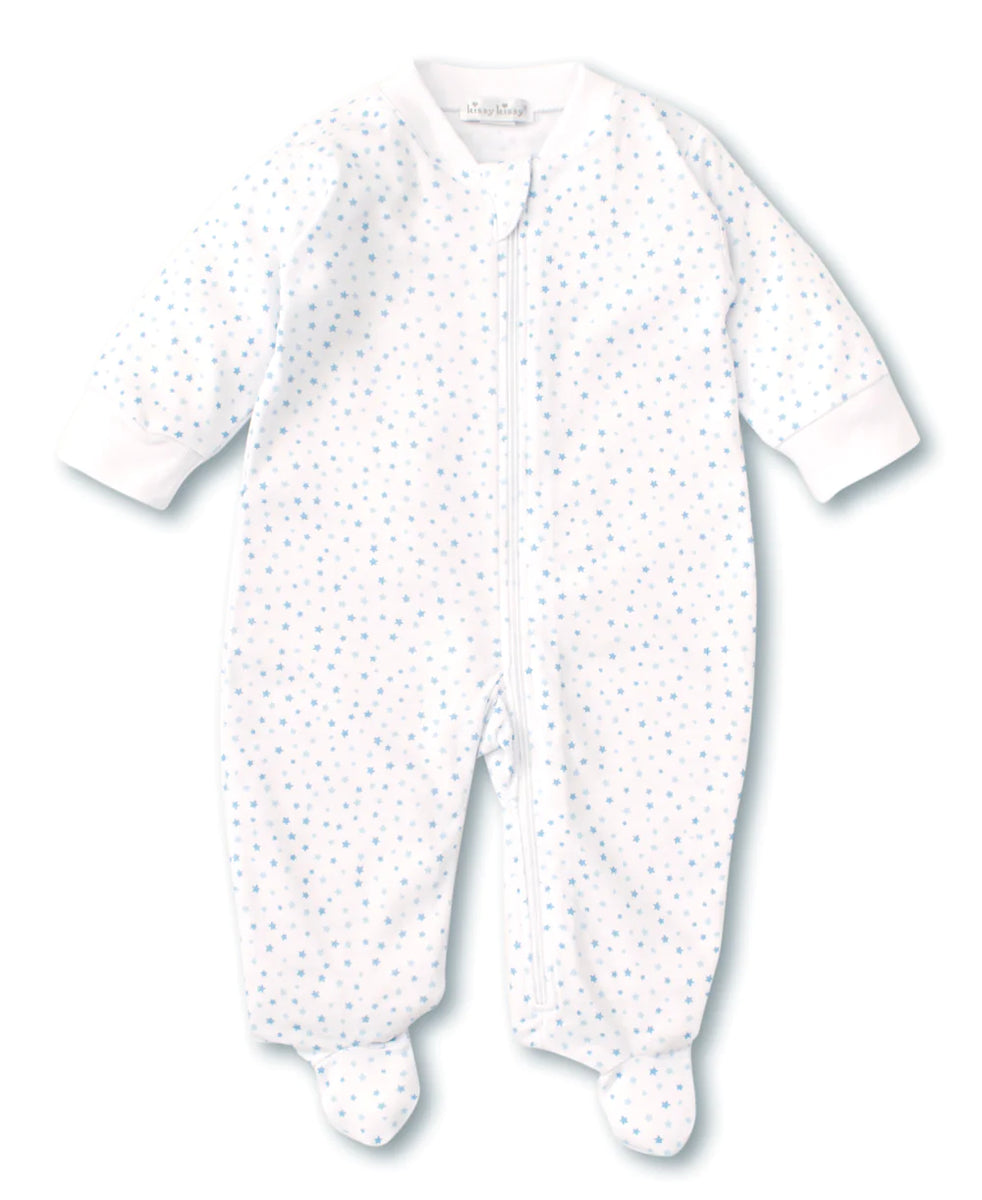 Superstars White Zip Footie Pocket Full of Posies