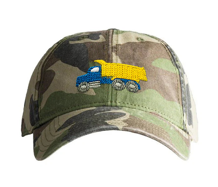 Kids Dump Truck II Baseball Hat - Camo