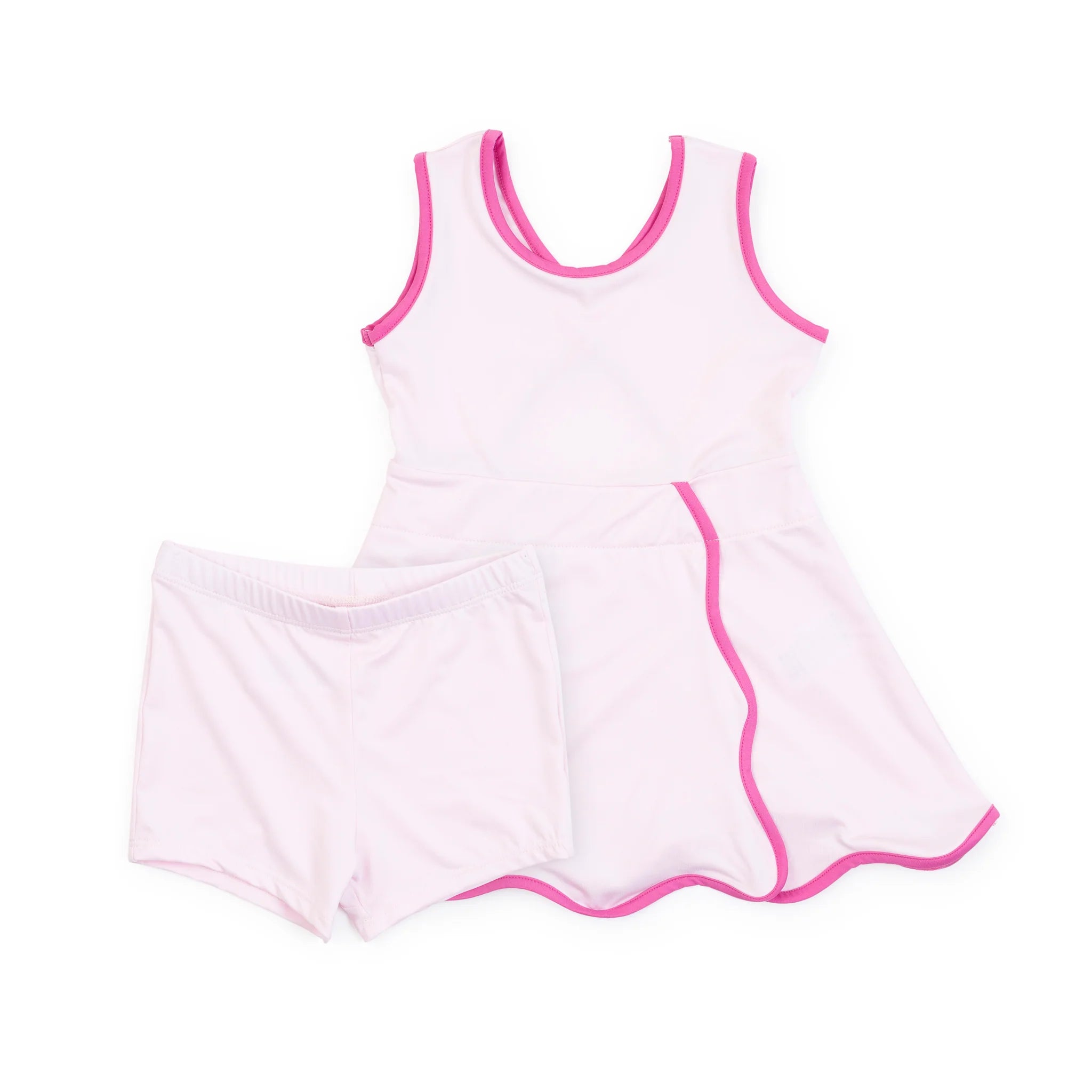 Taylor Girls' Performance Dress by LH Sport - Cotton Candy Pink