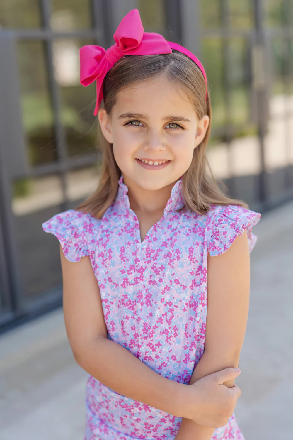 Ellie Performance Top in Preppy Pastels