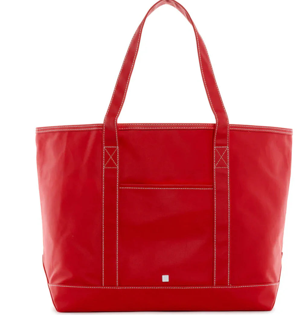 Maxi Tote Coated Canvas Red