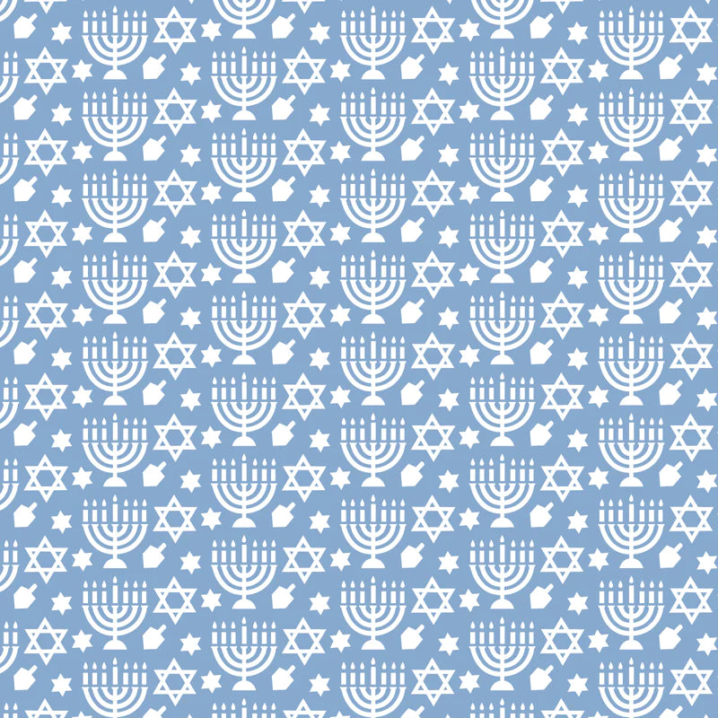 PARKER PIMA COTTON ZIPPER PAJAMA - HAPPY HANUKKAH