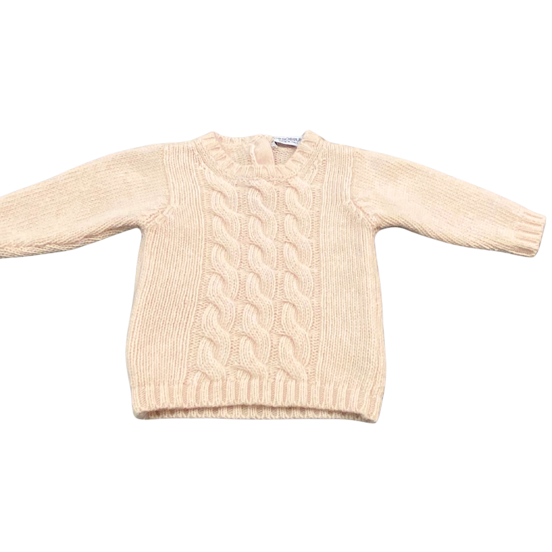 Stelvio LS Knit Sweater Soft Pink F26