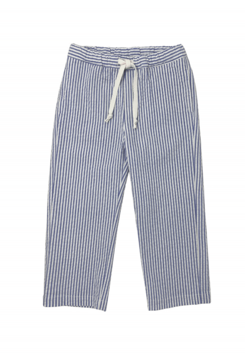 Clara Tapered Trousers - Blue Stripe