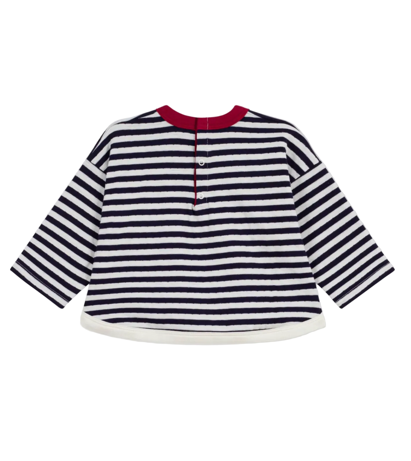 Baby Boy LA Stripe Tee with Boat logo
