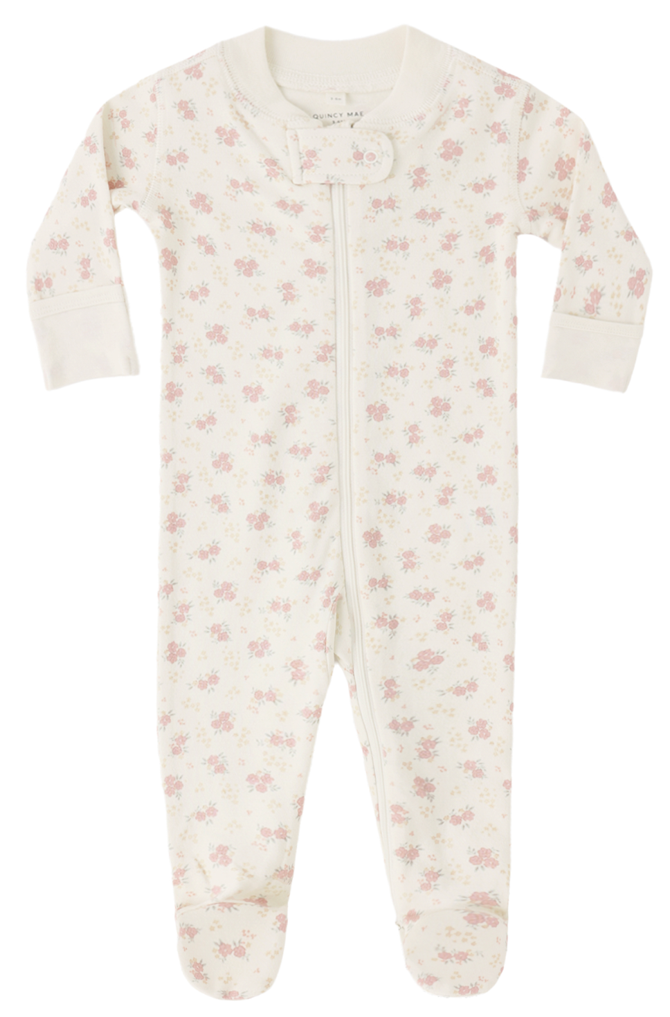 ZIP LONG SLEEVE SLEEPER FOOTIE FLOWER FIELD