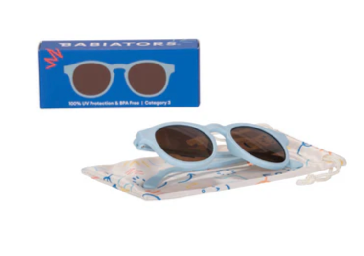 Classic Baby Blue Keyhole Amber Lens
