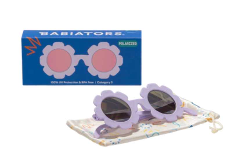 Irresistible Iris Flower Polarized Lavender Mirrored Lenses