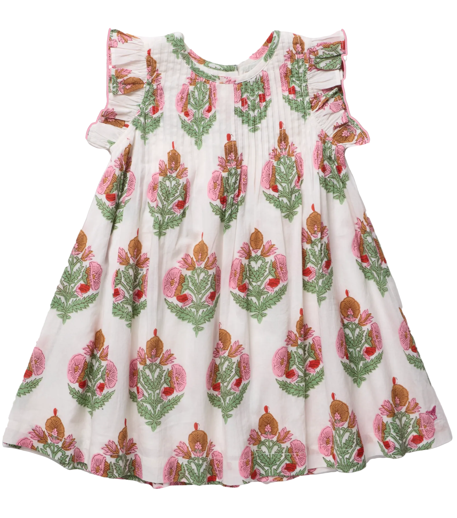 Girls Jaipur Dress Pink Bellflower