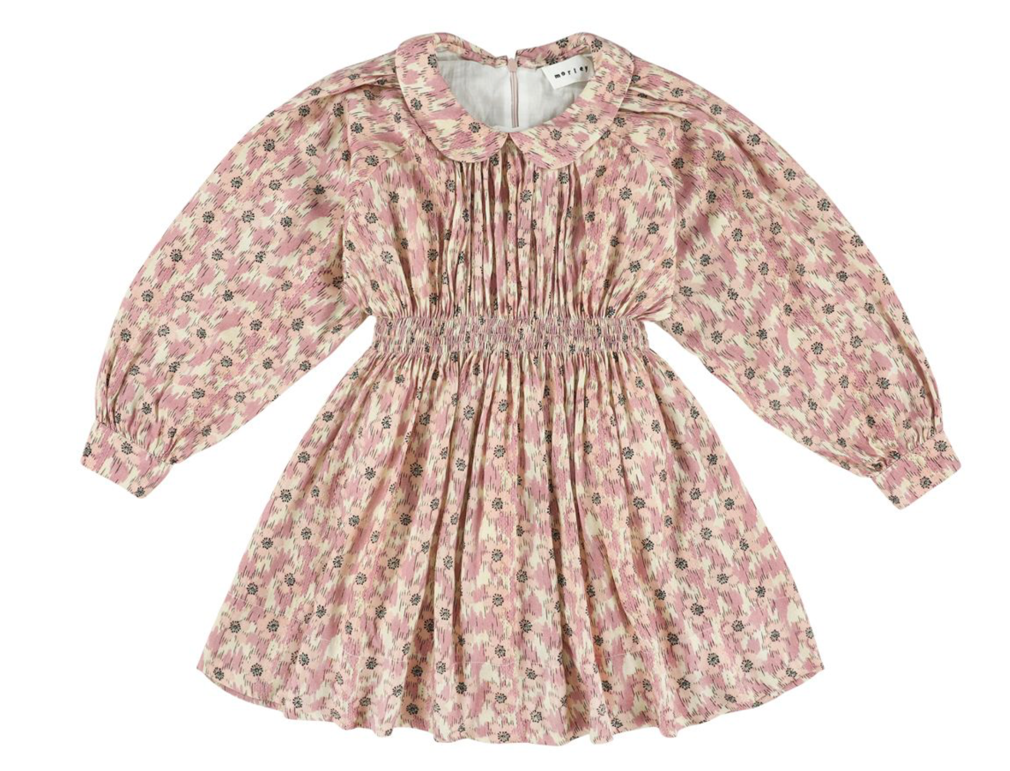 Zola LS Smocked Dress w/ Collar Lilac Multi F26