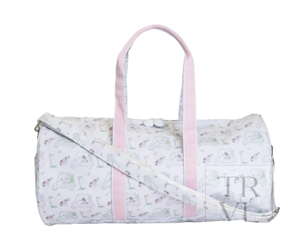 LARGE ROLL DUFFEL -PUTT PUTT PINK