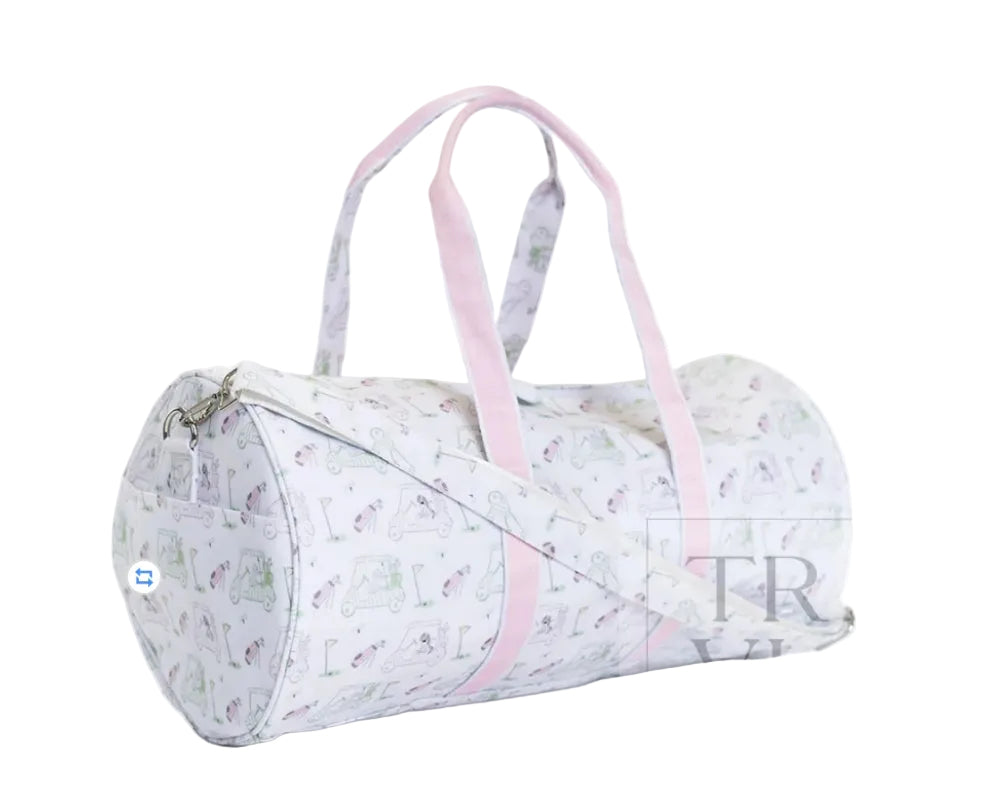 LARGE ROLL DUFFEL -PUTT PUTT PINK