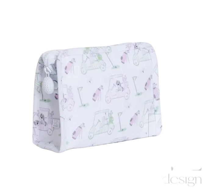 Roadie - zip pouch putt pink small