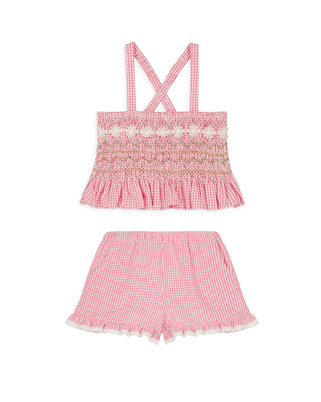 Shorts Vallaloid Pink Fragola Vichy