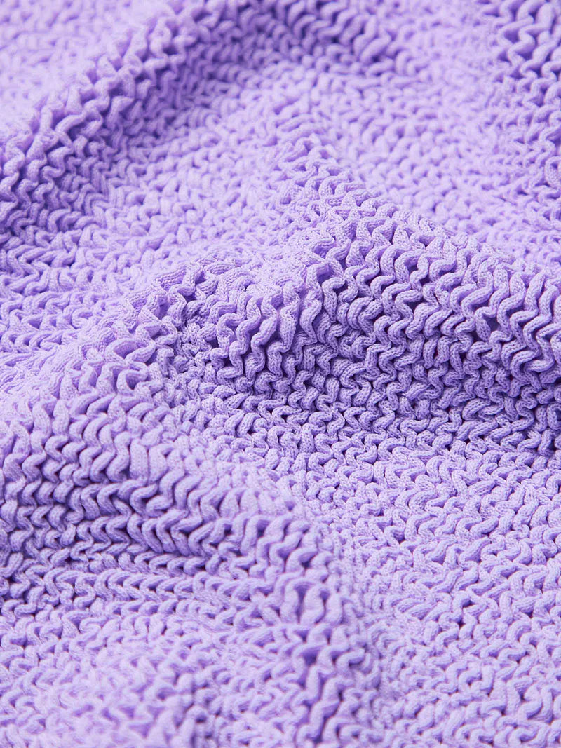 Crinkle Swimsuit Lilac