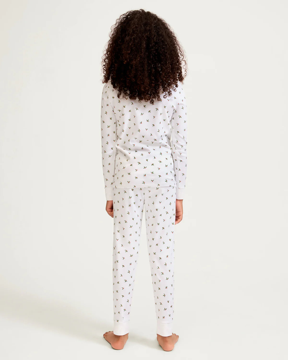 Kid's Pima Snug Fit Pajama Set in Mistletoe Moments