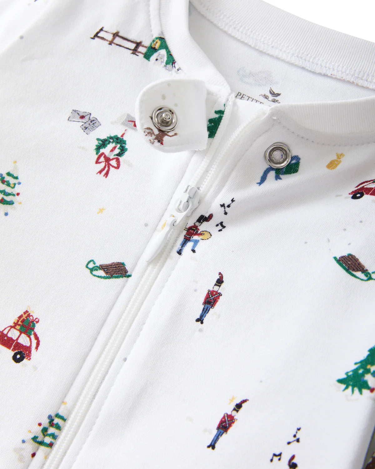 Baby Pima Romper In Holiday Town