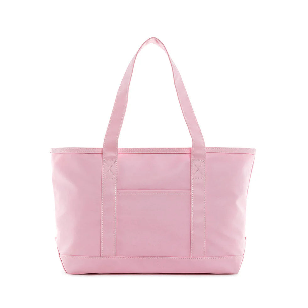 Medium Tote Coated Canvas in Peony