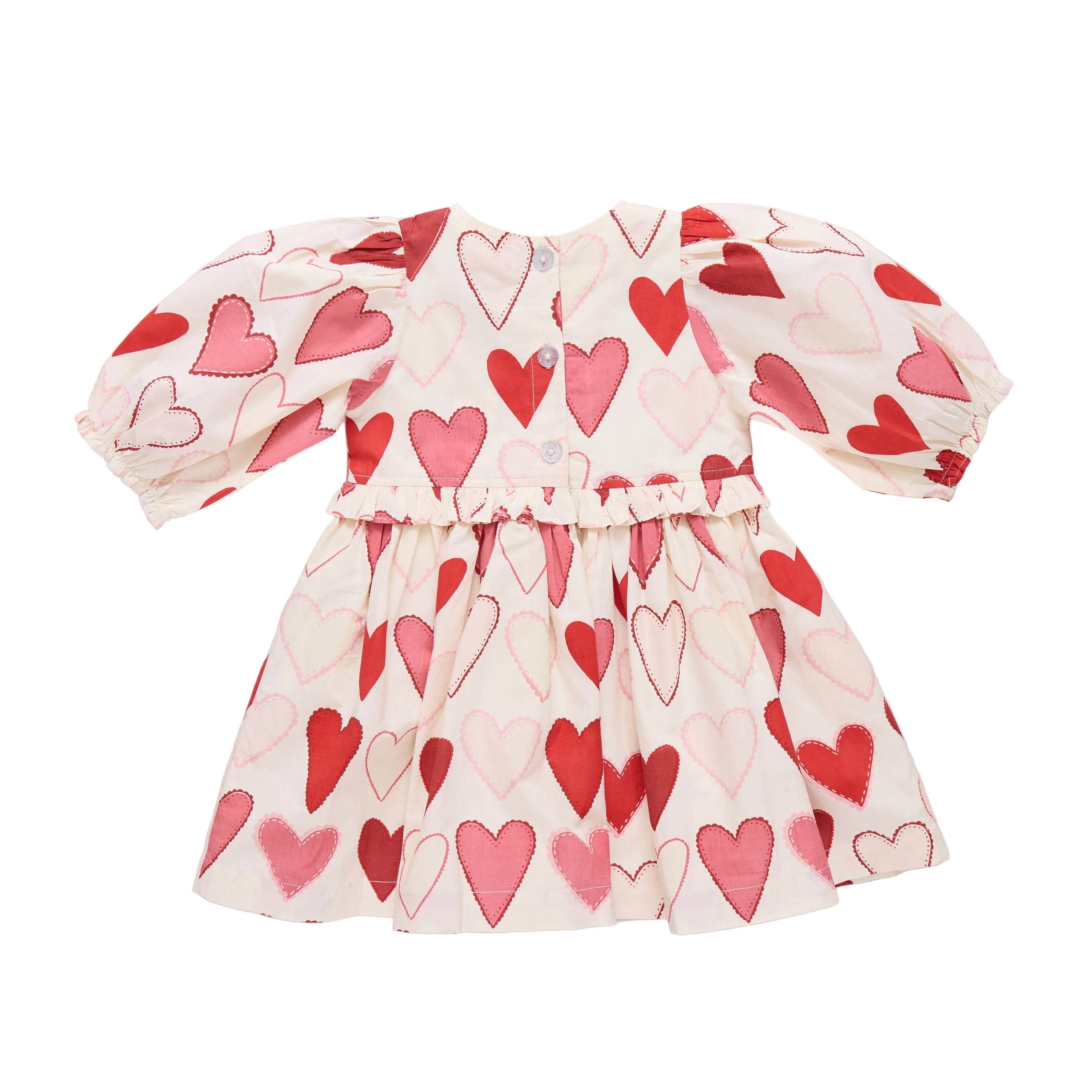 Girls Renee Dress Gradient Hearts