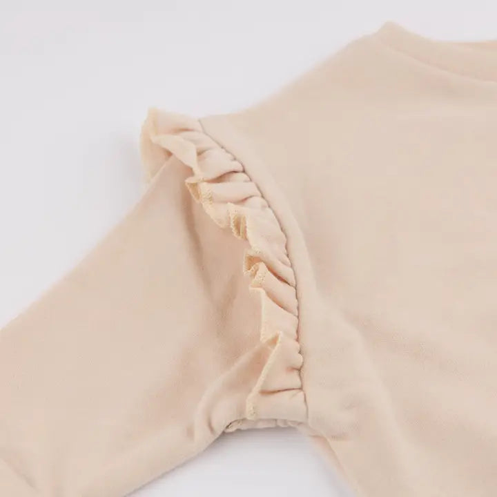 Deer Applique Millie Slouch -Pale