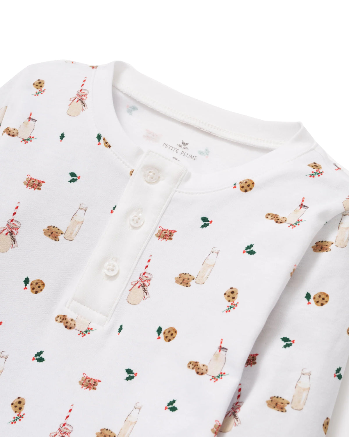 Kid's Pima Snug Fit Pajama Set in Yuletide Treats
