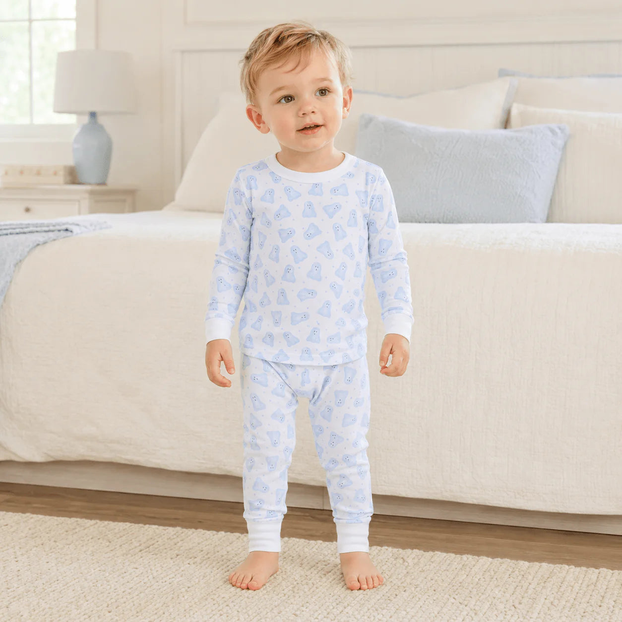Baby Boo Light Blue Long Pajamas F26
