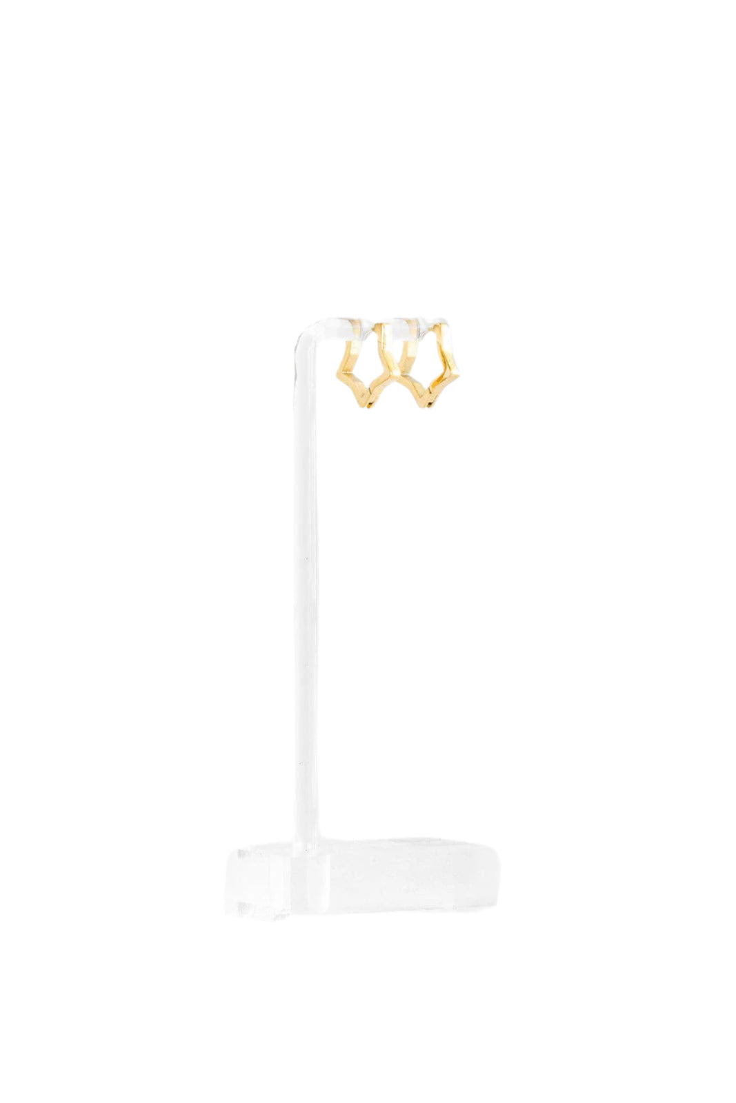 Star Hoop Earrings