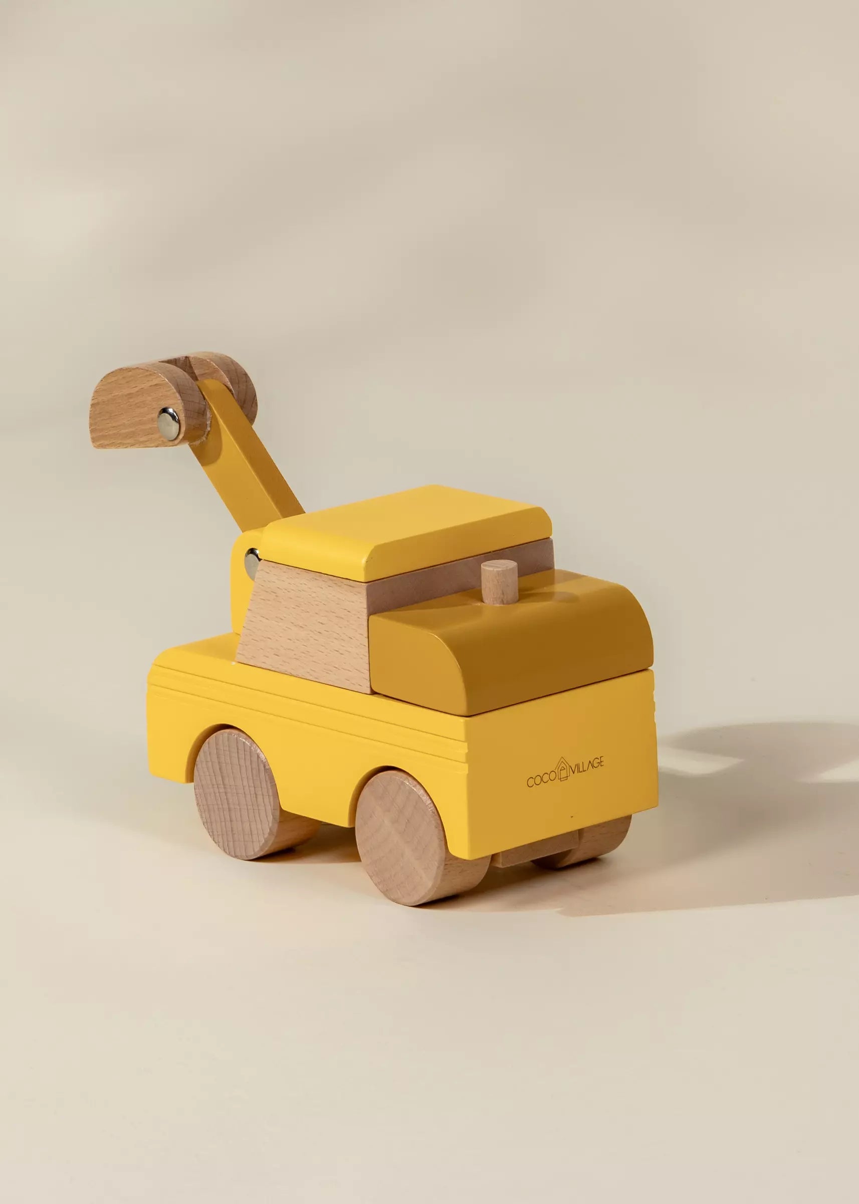Wooden Construction Vehicle - Excavator