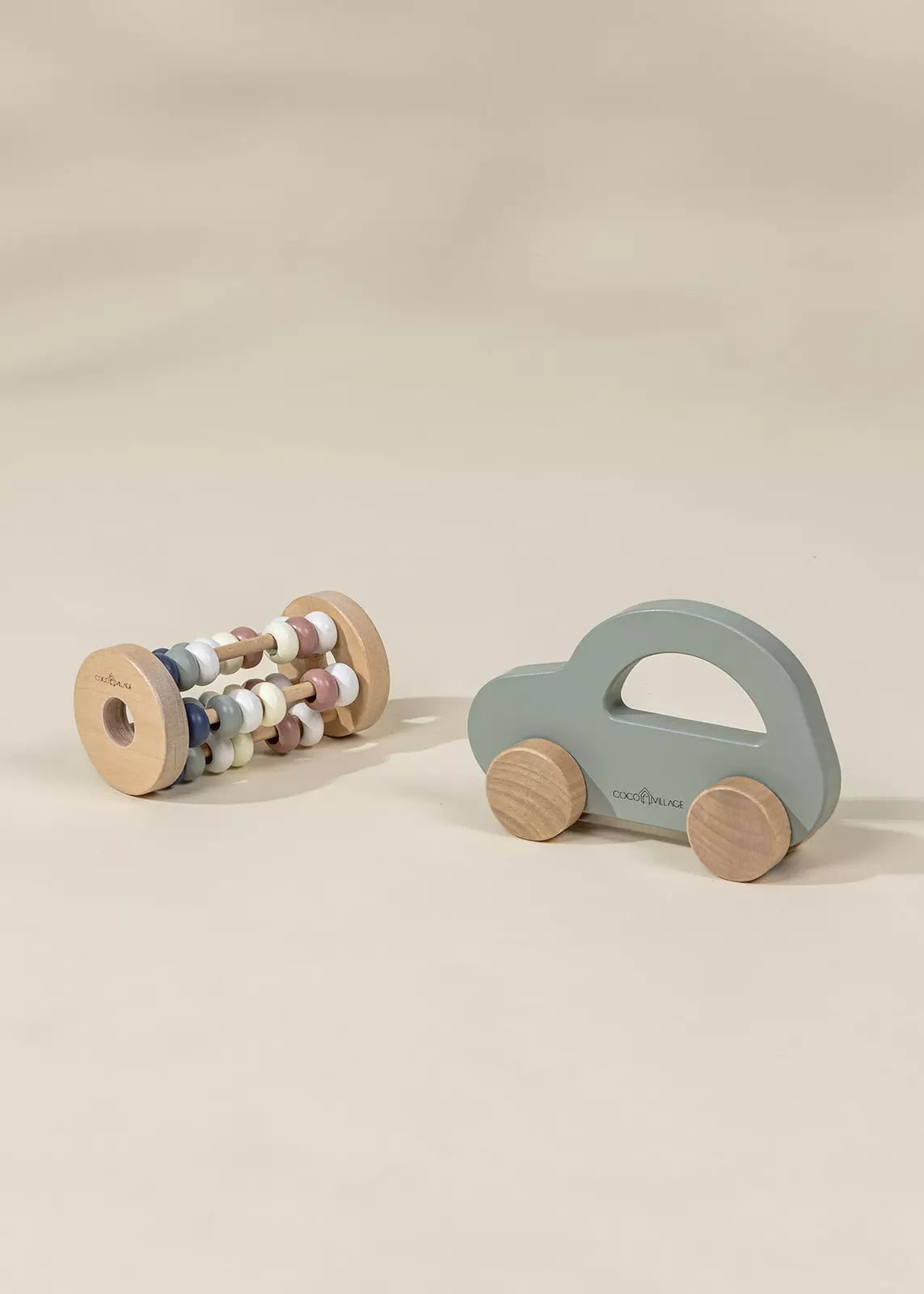 Wooden Baby Toy Gifting Set Abacus & Car
