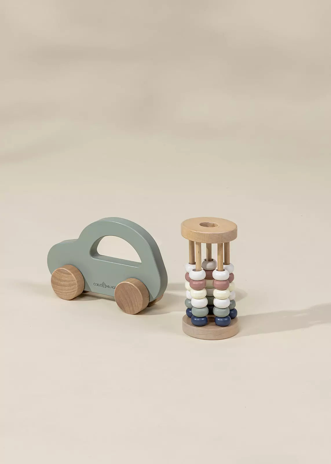 Wooden Baby Toy Gifting Set Abacus & Car