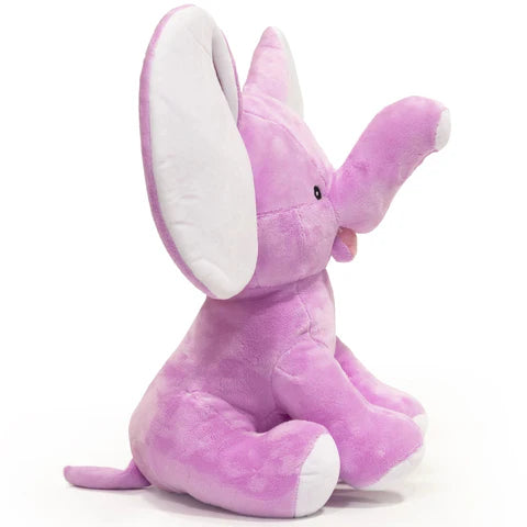 Embroidered Purple Elephant