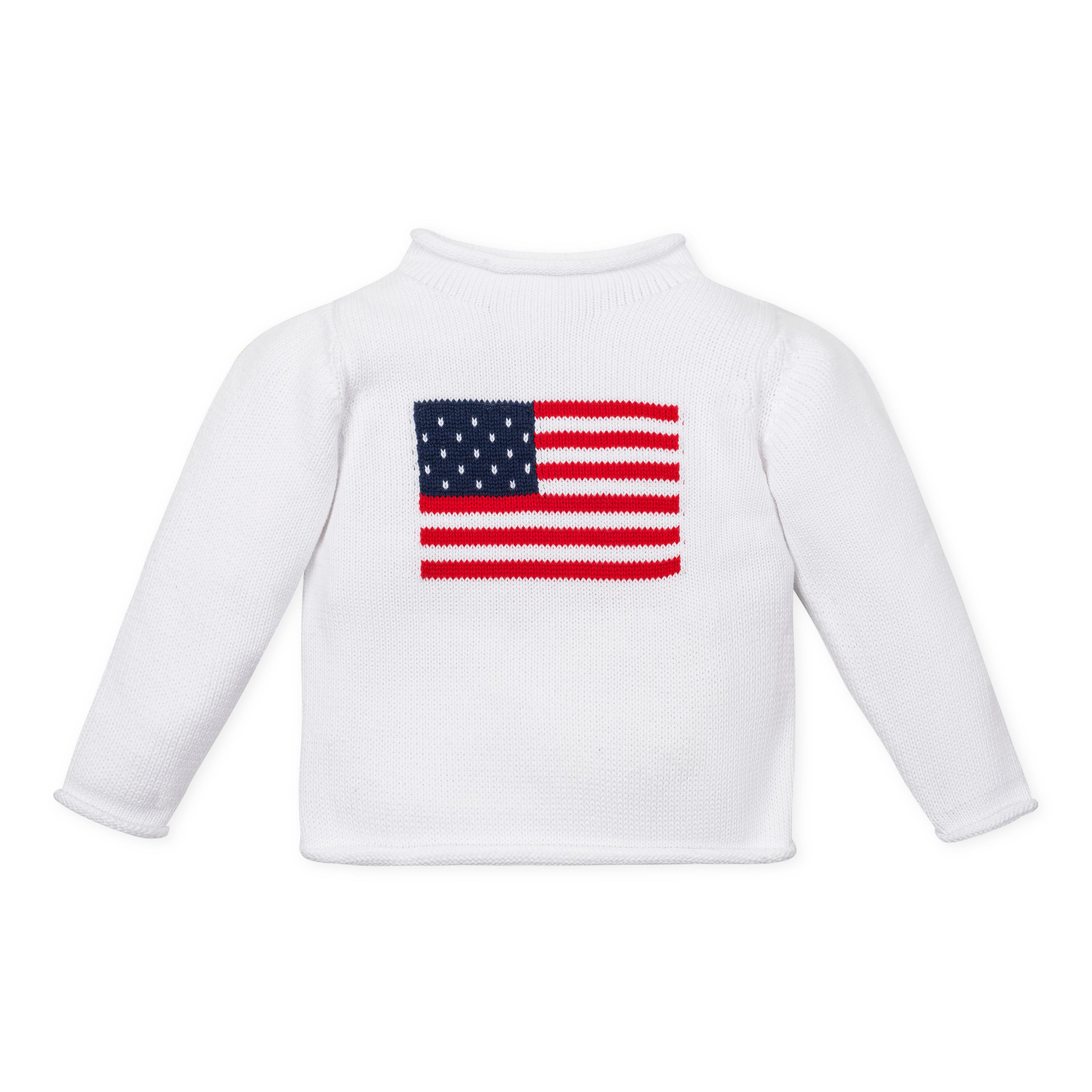 New Flag Sweater White