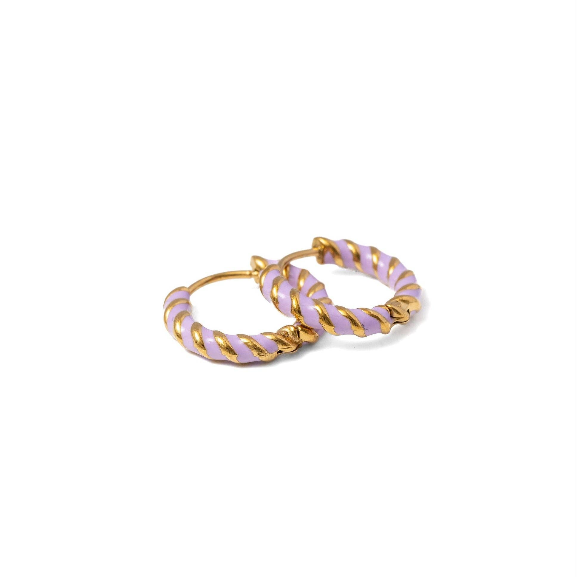 Braided Hoop Earrings - Hypoallergenic, Girl Gift