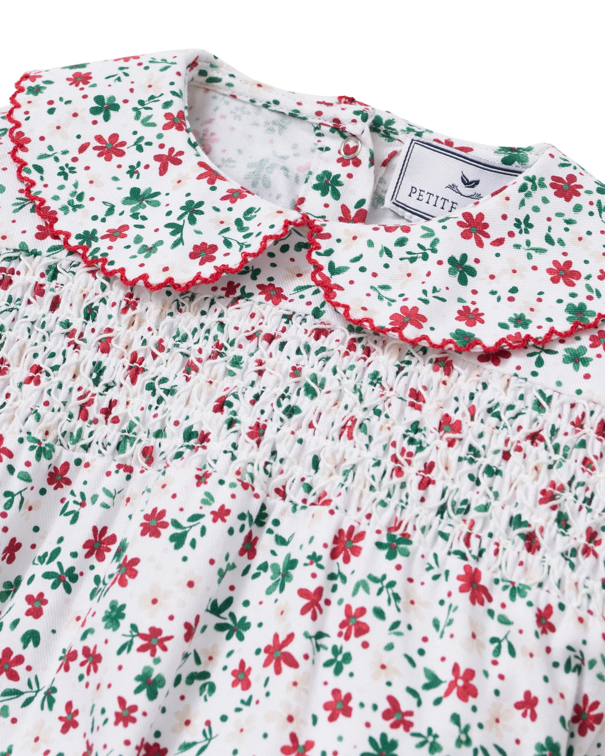Baby's Twill Sabine Romper in Winter Garden