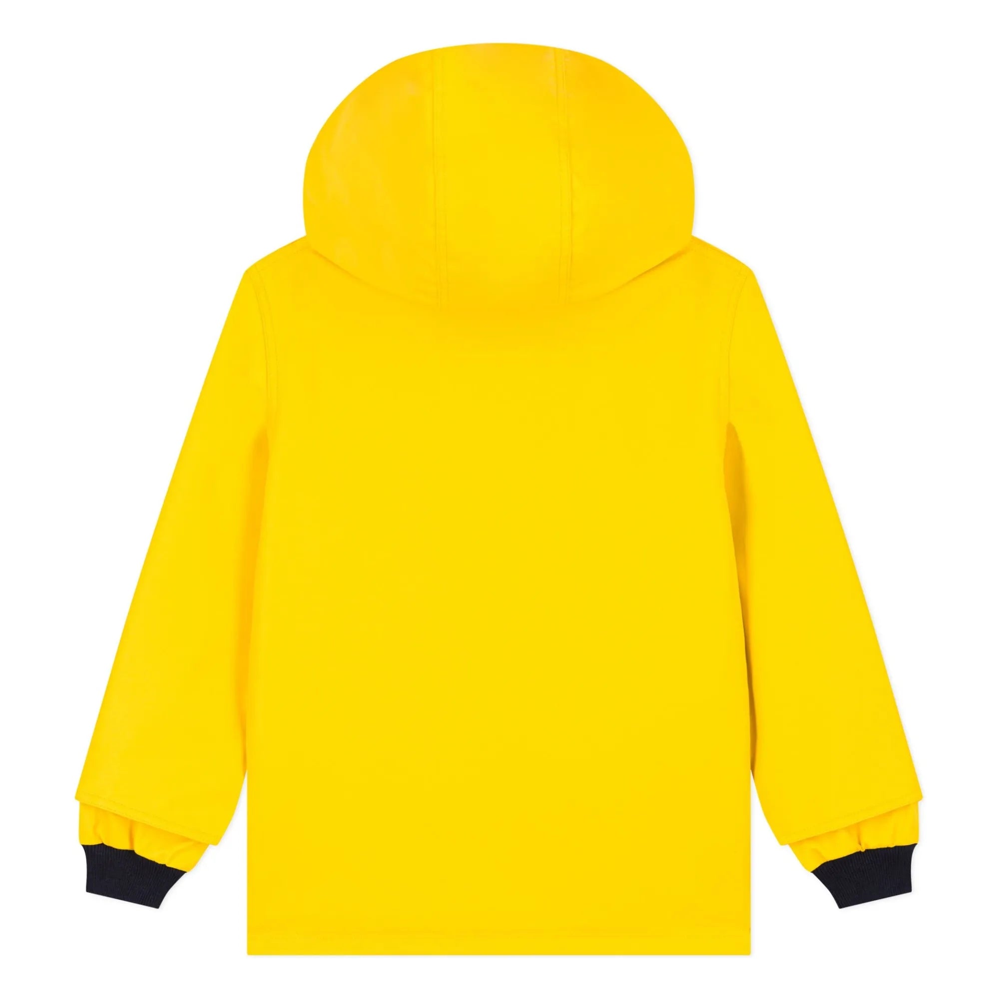 Kids Hooded Rain Jacket Yellow