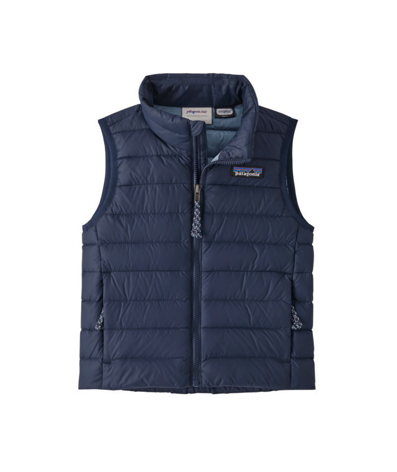 Baby Down Sweater Vest Navy