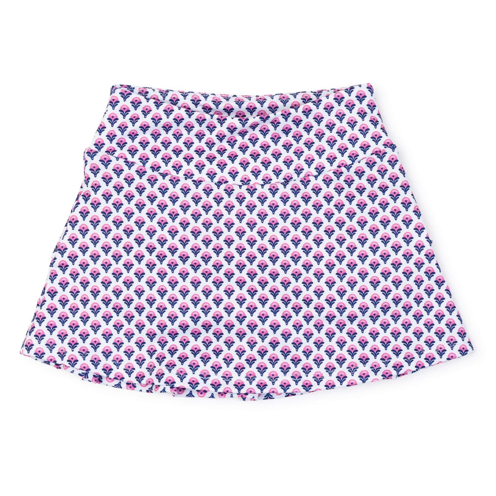 Margot Performance Skirt Boho Flora Hot Pink Navy