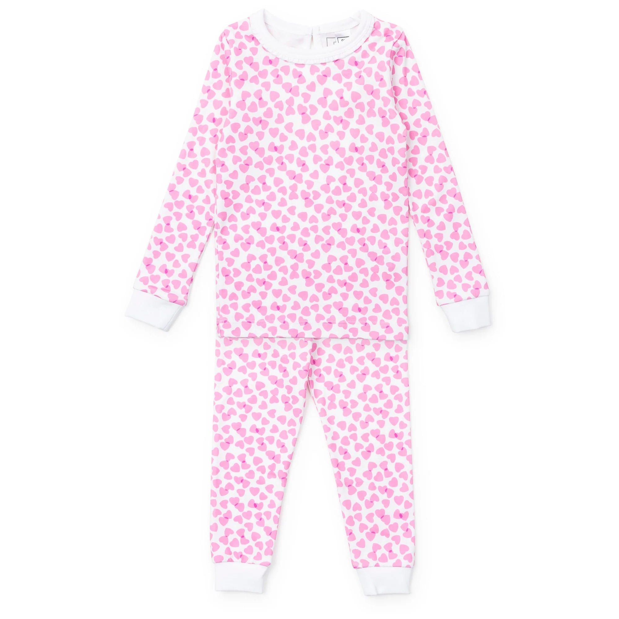 Ava Girls' Pajama Pant Set Confetti Hearts