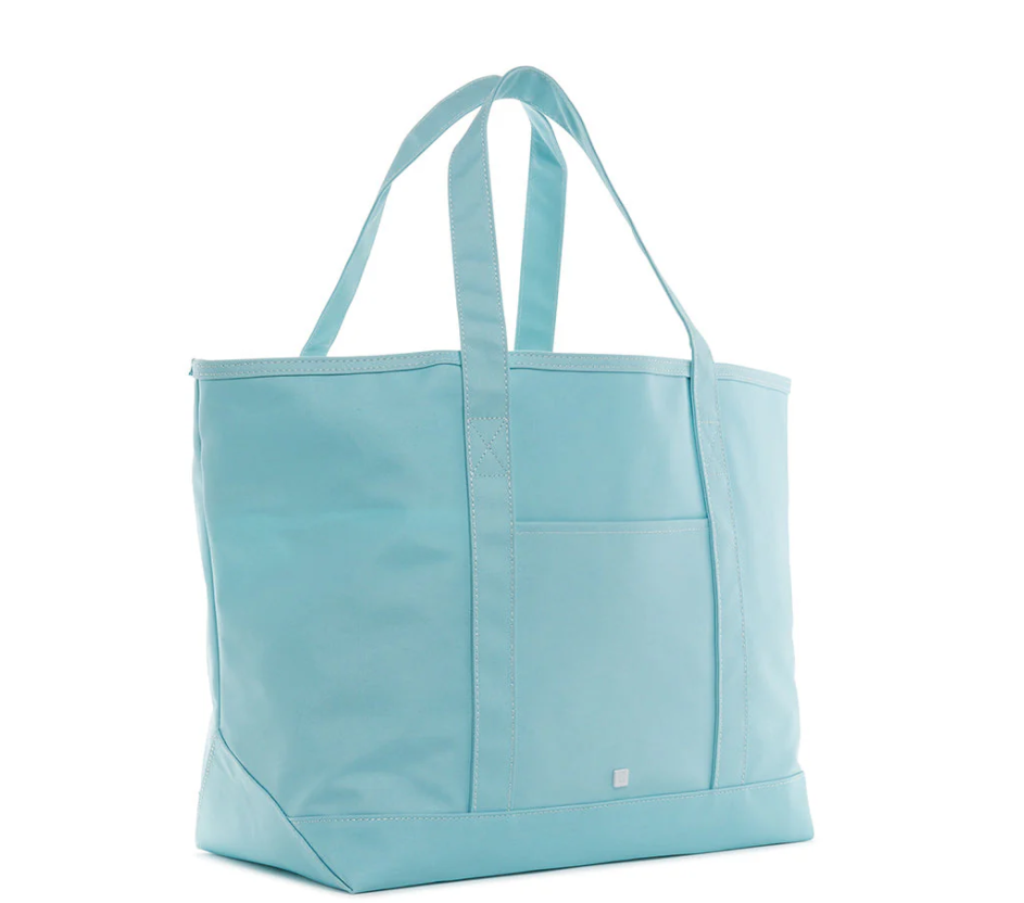 Maxi Tote Coated Canvas Lake Blue