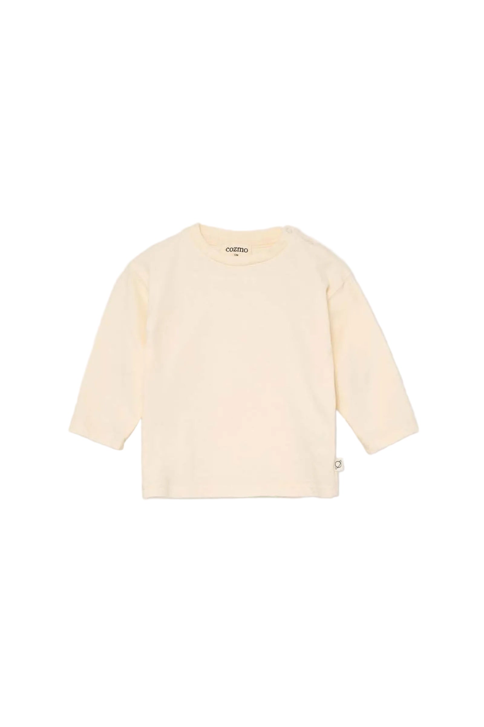 Organic Brushed Warm Baby LS Tee Ivory F26