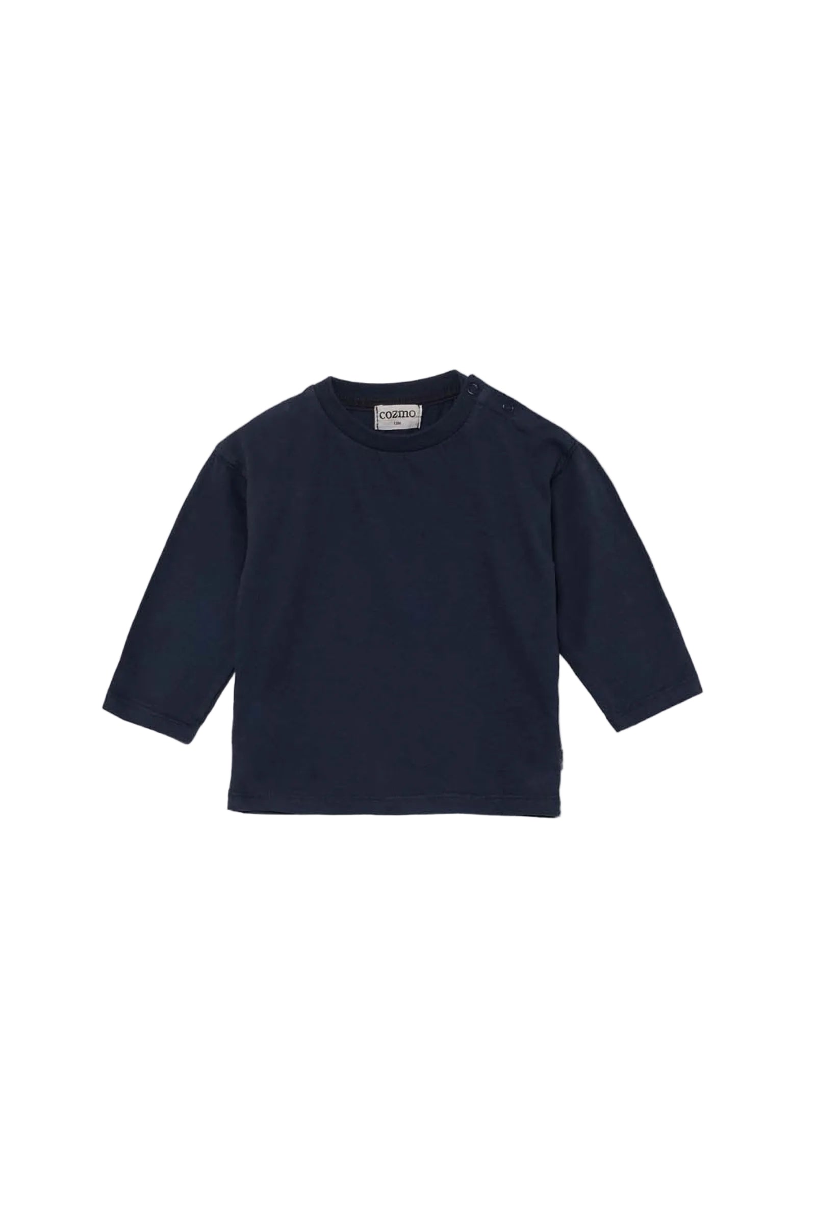 Organic Brushed Warm Baby LS Tee Navy F26