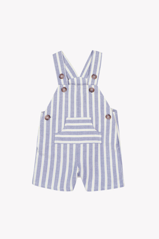 Light Blue and White Shortall