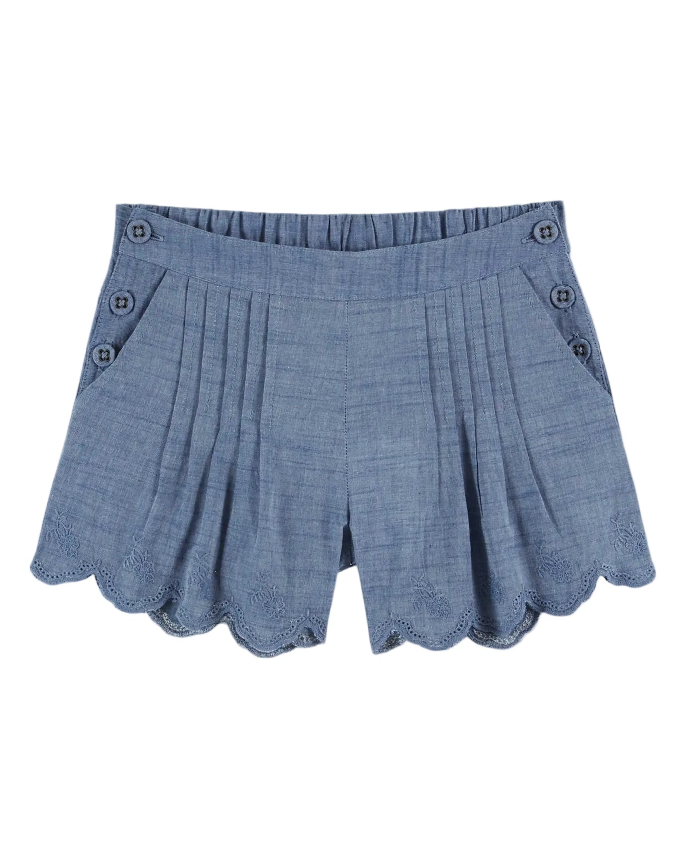 Short Chambray Brode