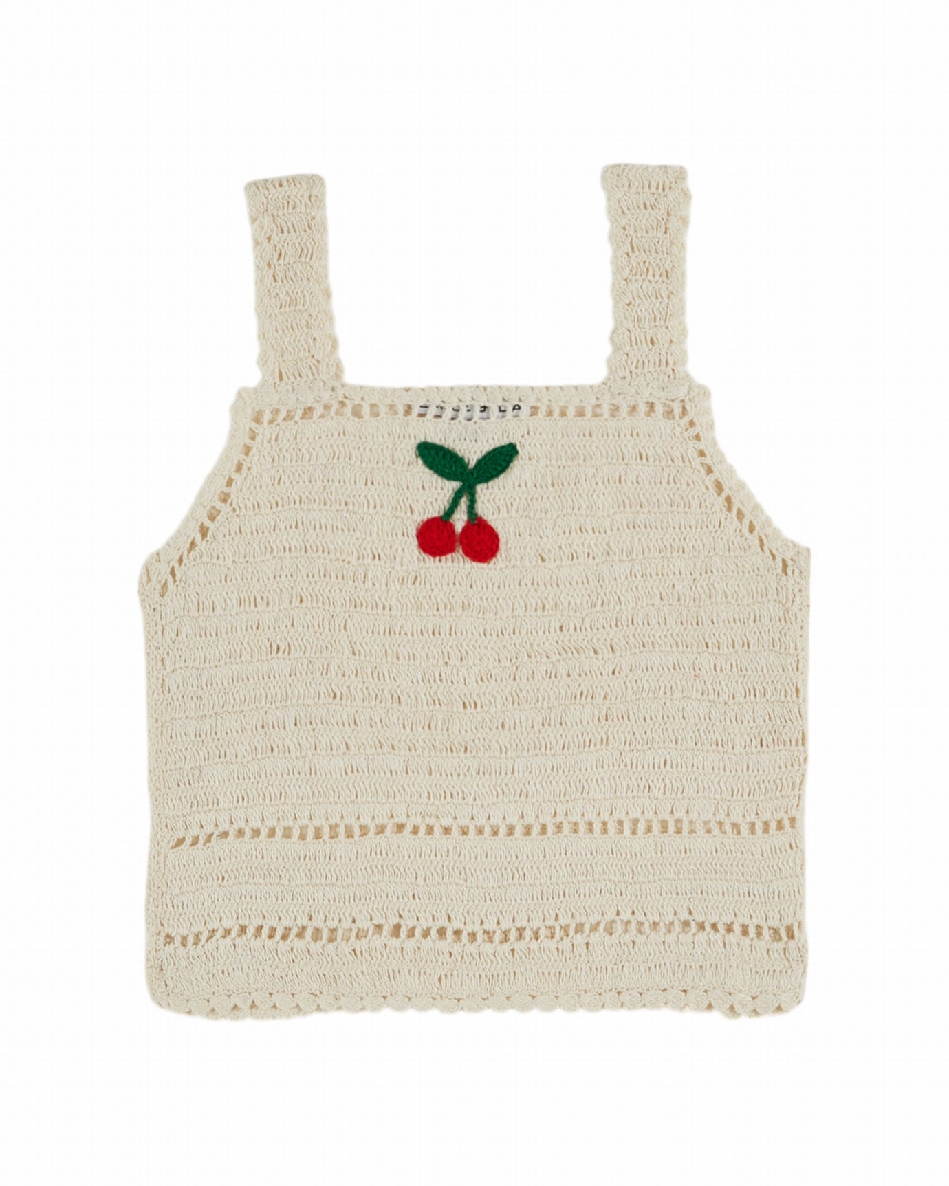 Top Crochet Cerise