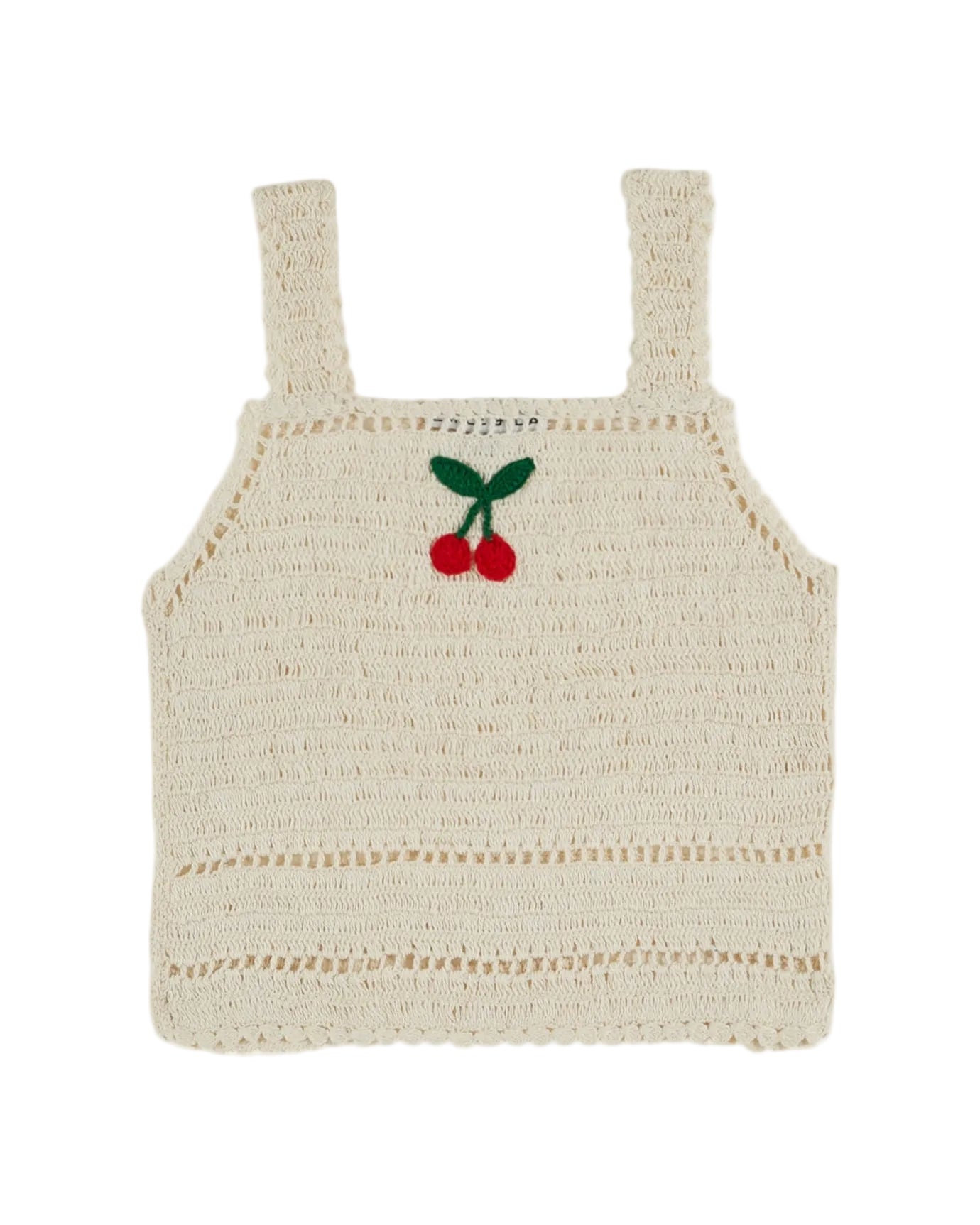 Top Crochet Cerise