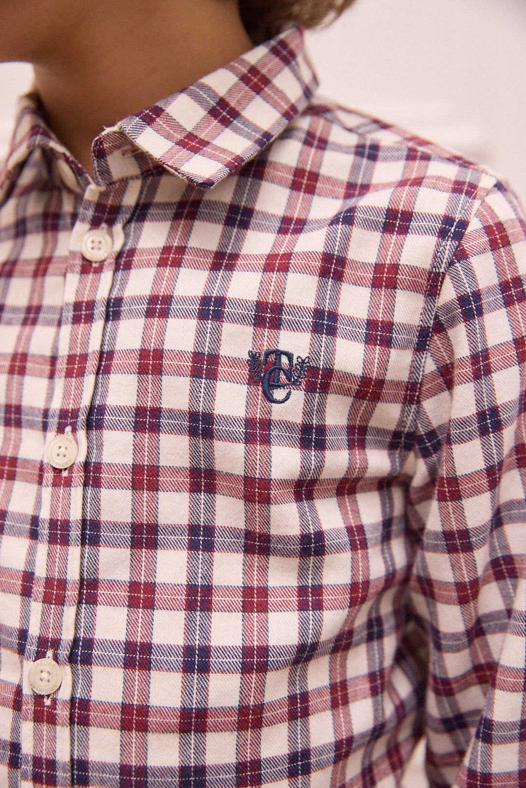 LS Collared Shirt Red Check Multi F26