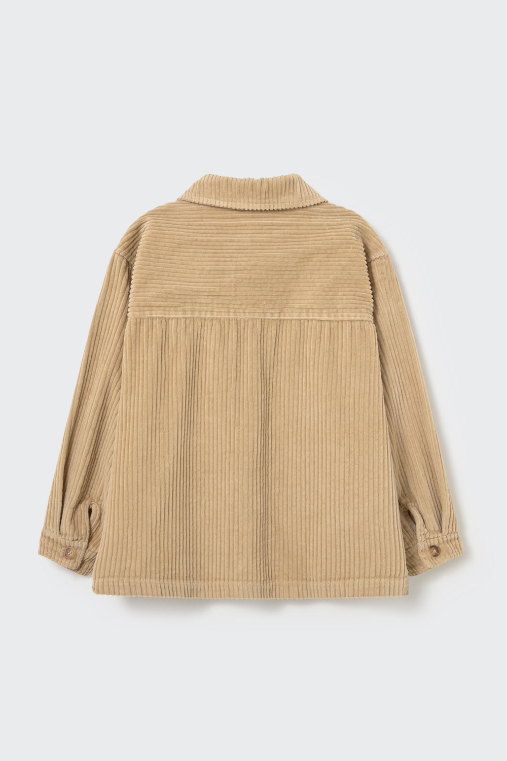 Wide Wale Corduroy Overshirt Stone F26