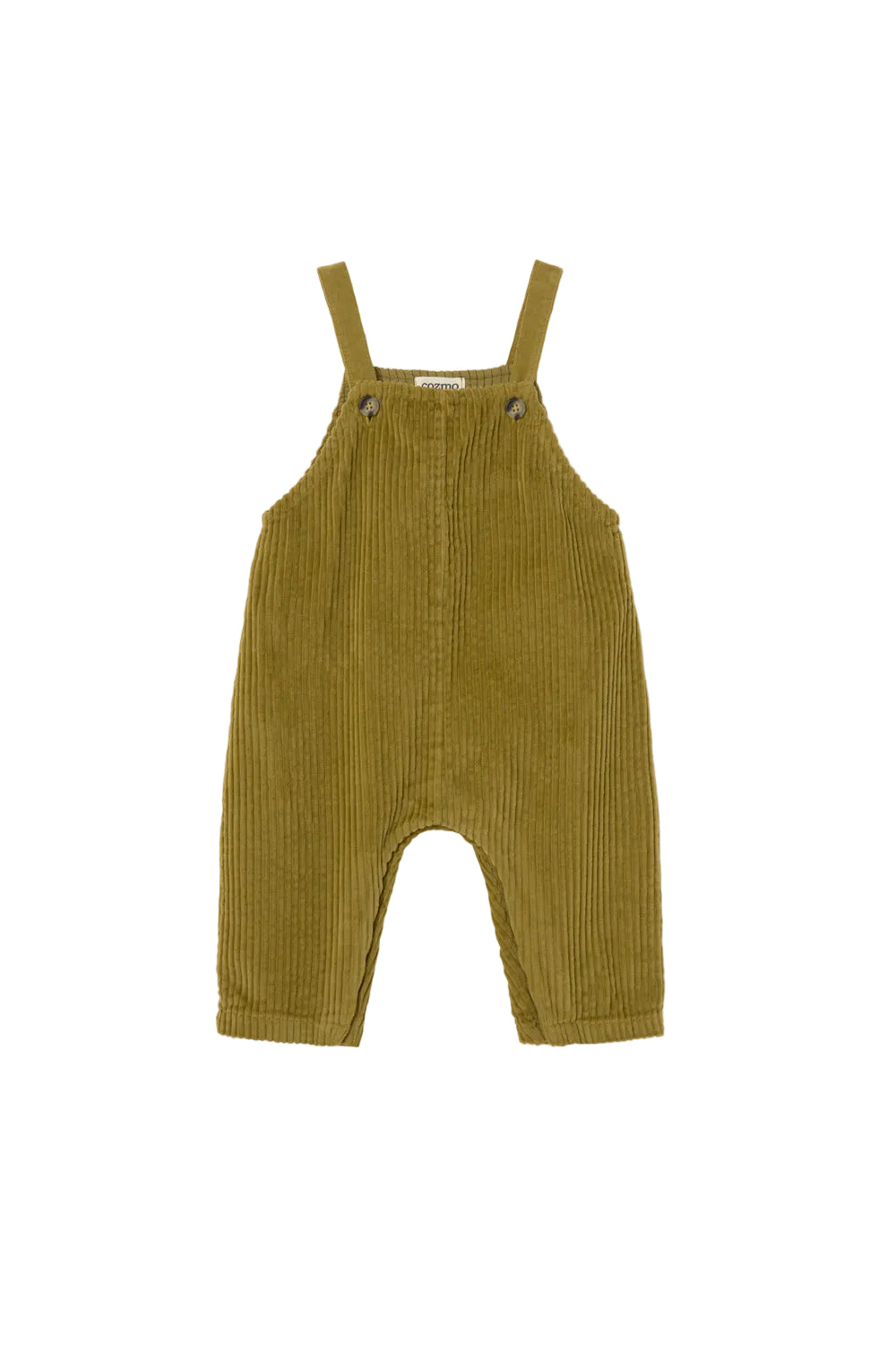 Wide Wale Corduroy Baby Overalls Green F26